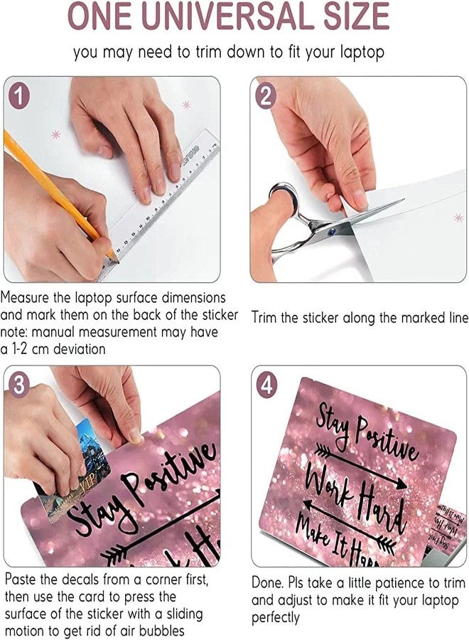 أنسياري ملصقات حماية كاملة لأجهزة الكمبيوتر المحمولة من ANCIARY، خالية من الفقاعات، بجودة عالية الوضوح، مناسبة لأجهزة الكمبيوتر المحمولة حتى 15.6 بوصة (مقاومة للغبار، مقاومة للماء، مقاومة للخدوش، قابلة لإعادة الاستخدام) - باتمان BK FL1 - Image 5